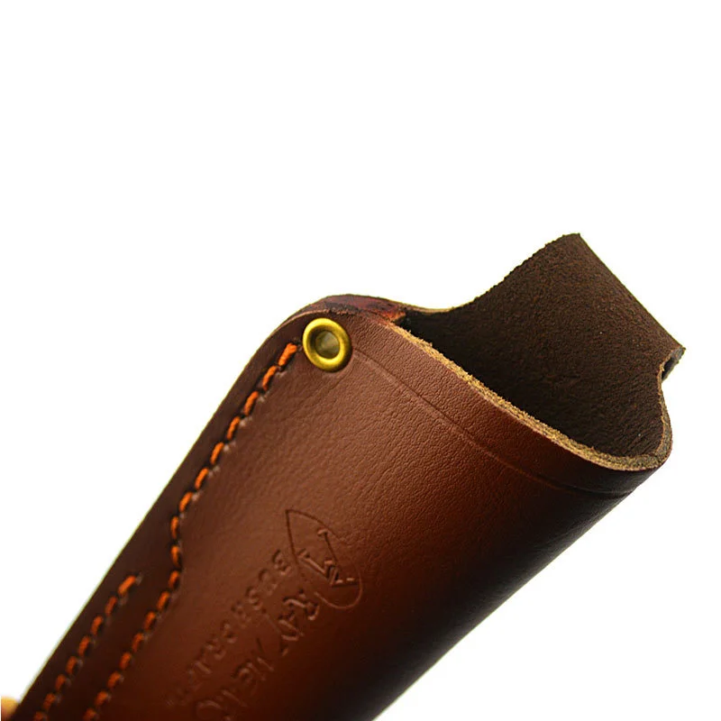 Knives Holster Straight Knife Scabbard Sheath First Layer Of Leather Cowhide  Northern Europe RM Protective Outdoor Hunting Tool