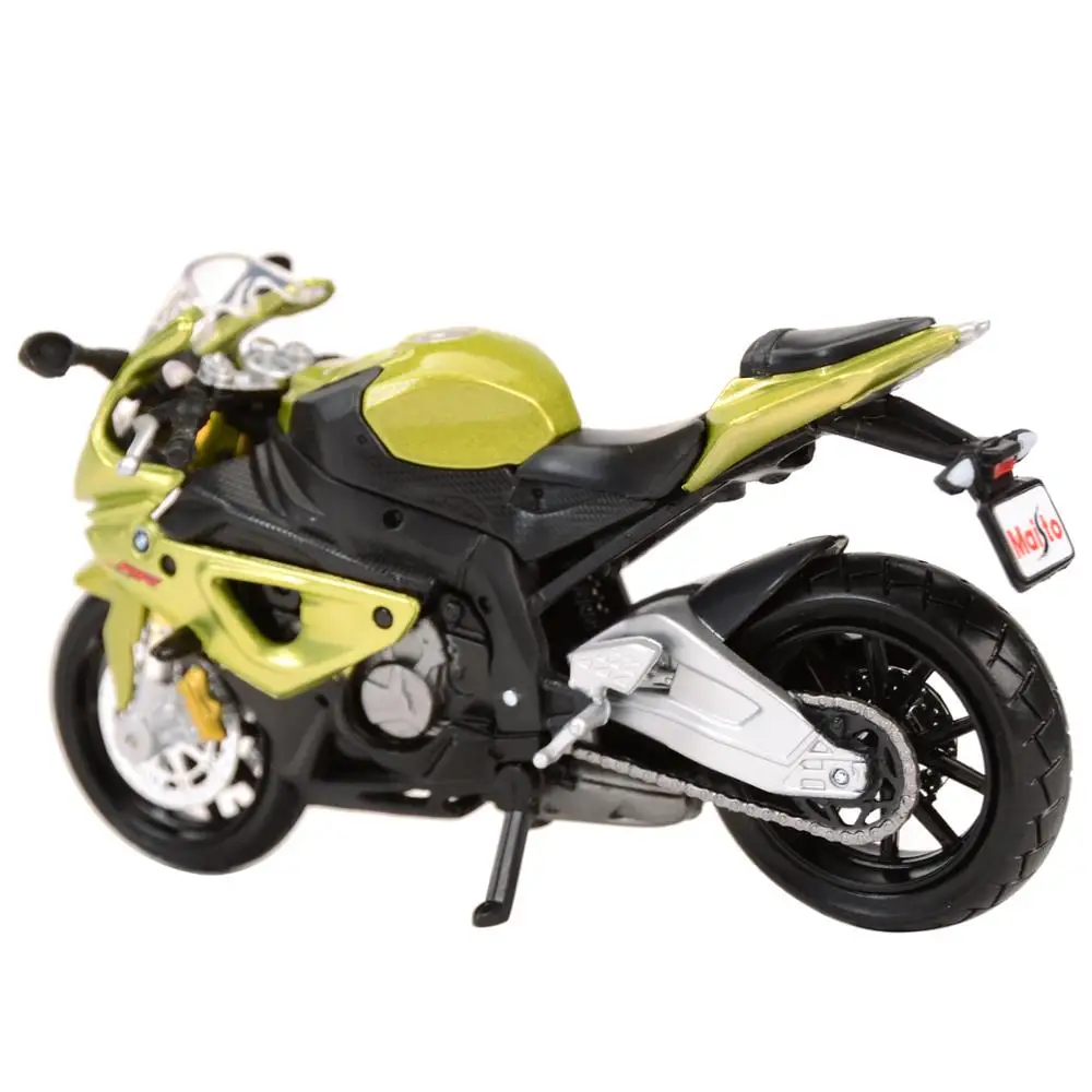 Maisto 1:18 BMW S1000RR 정적 다이 캐스트 차량, 수집 취미 오토바이 모델 장난감