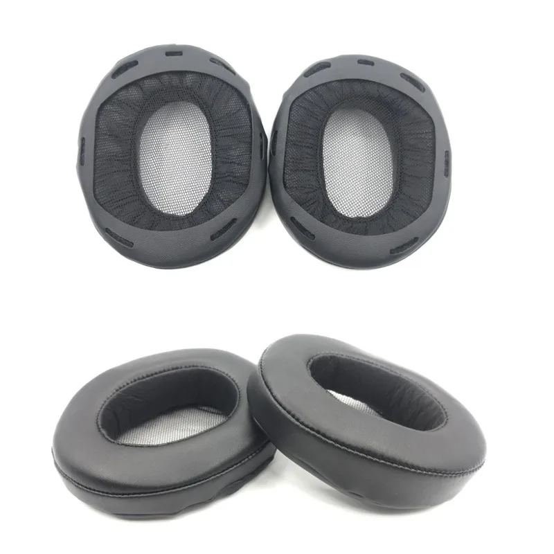 لينة بروتين الجلود رغوة الذاكرة منصات الأذن لسوني MDR-1A 1ADAC سماعات استبدال بطانة للأذن غرامة الملمس الجلد تقارب Ew #