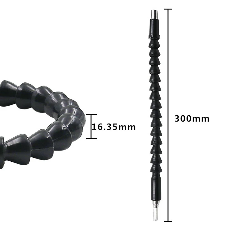 유연한 육각 샤프트 드릴 비트 295MM, 마그네틱 연결 드라이브 샤프트가있는 연장 비트 홀더 전기 드릴 전동 공구 액세서리