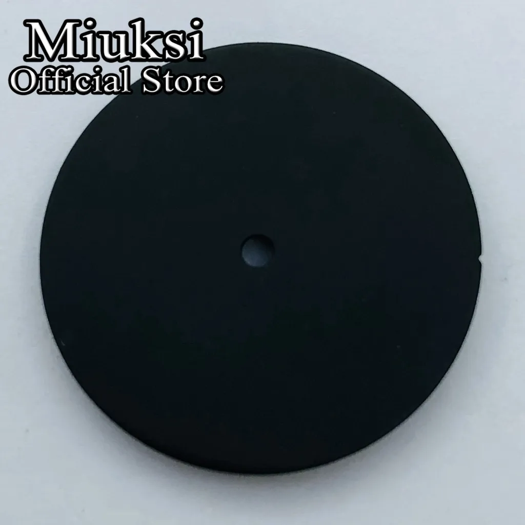 Miuksi 28.5mm black green gold silver purple watch dial fit NH35 NH36 ETA2824 2836 Miyota 8205 8215 Mingzhu DG2813 3804 movement