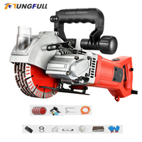 Professional Hydropower Installation Electric Wall Chaser Concrete Wall Slotting Grooving Machine Brick Wall Slot Cutter 220V