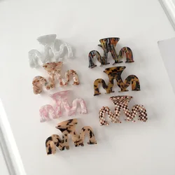 Korean Acetate Hair Claws Big Size Wave Shape Hair Crabs Clip Leopard Grain Hair Clamps For Women Fashion Hair Accessories 2023