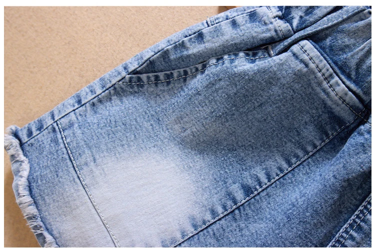 IENENS Kinder Baby Mädchen Sommer Denim Kleidung Shorts Hosen Jeans Kleidung Kinder Mädchen Beiläufige Kurze Hosen Säuglings Böden – Detail 7