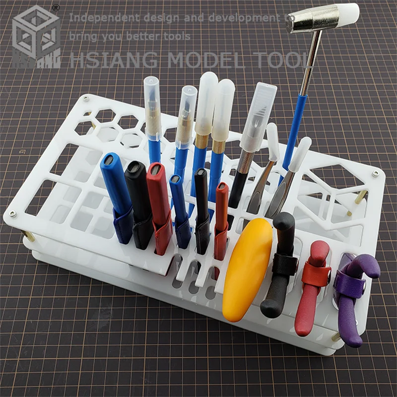 Screwdriver Organizer Storage Rack Model Building Tool Holder Stand Unassembled for Cars Trucks Helicopters Airplanes Boats Kits