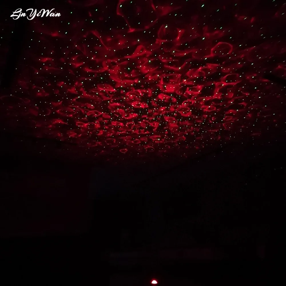 LED Star Galaxy Projector Light Room Decor Rotate Starry Sky Porjectors Ocean Wave Night Luminaria Decoration Bedroom Lamp Gifts