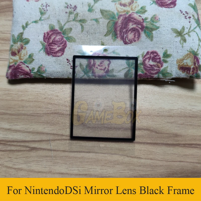 สีสันโปร่งใสพื้นผิวกระจกพลาสติกเลนส์ป้องกันสำหรับ NintendDSi สีดำสีขาวสีแดงสีฟ้ากรอบ