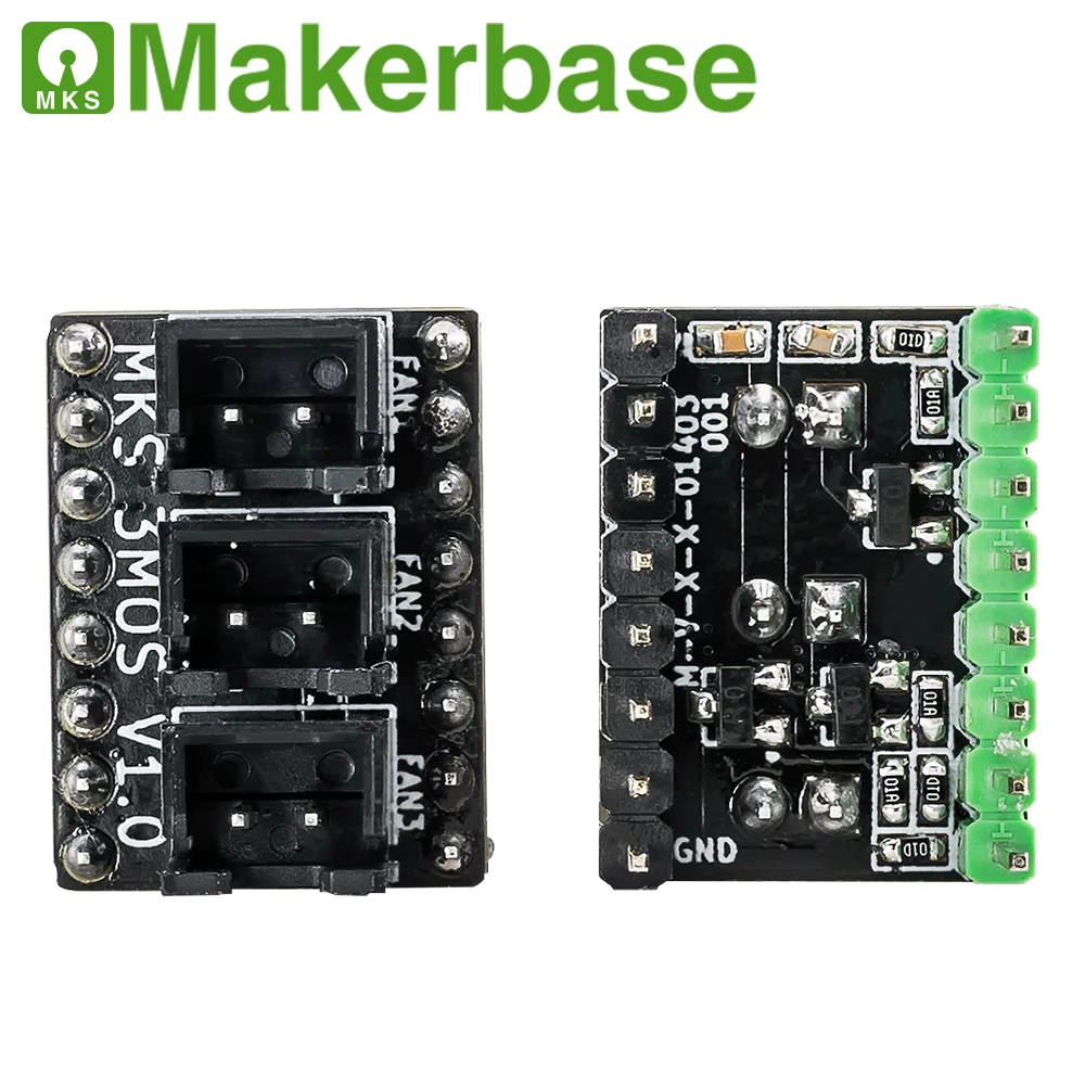 Makerbase MKS 3MOS Plug-in 3 fan genişletme modülü 3d yazıcı parçaları MKS Robin Nano V3/sgen l V2/Monsre8/gen l