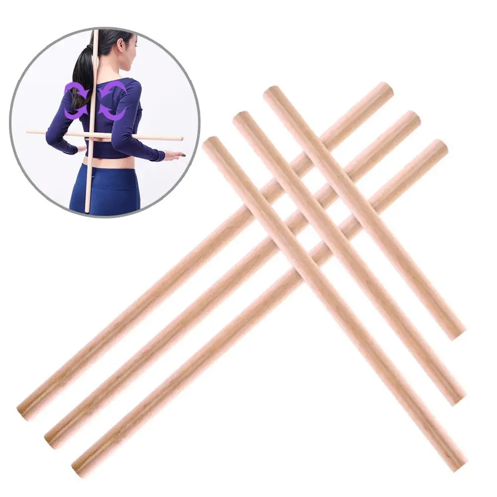 Yoga Rod Sticks Comfortable Body Stretching Tool for Martial Artists Dancers Gymnasts