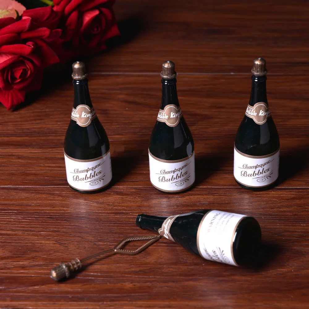 Mini Champagne Bubbles for Wedding Party, White Cake Bottles Decors, Happy Birthday Festival Celebration, Ornament, 50PCs - Image 3