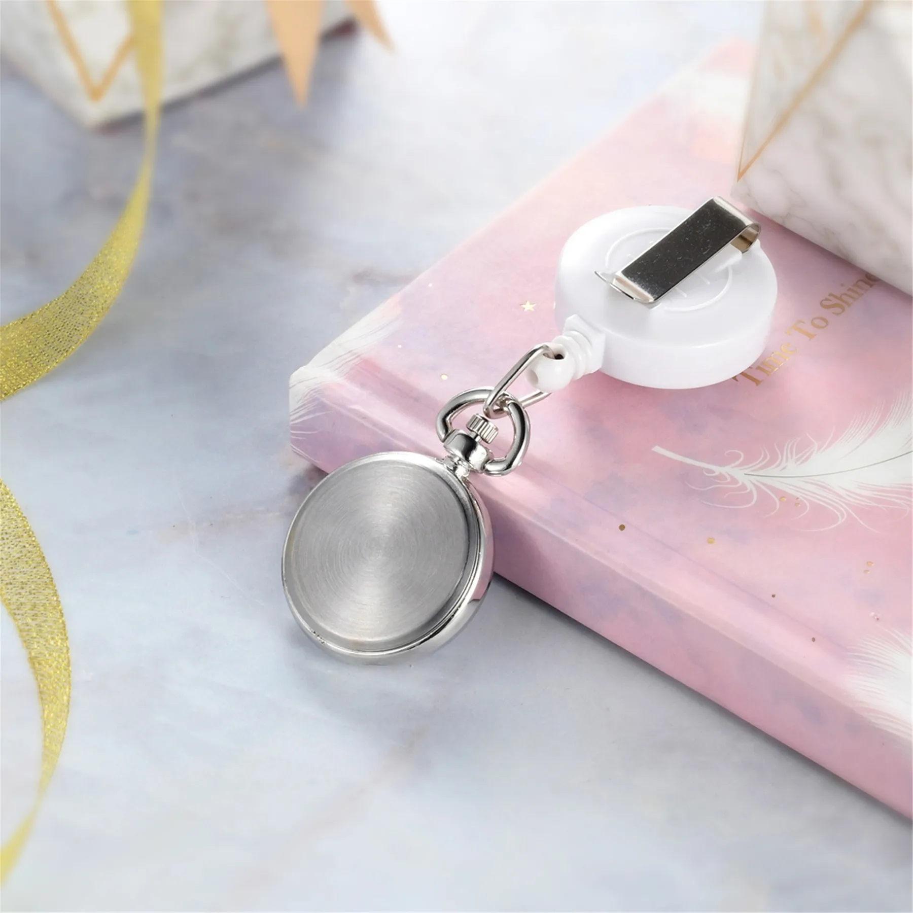 Модные простые наручные часы LANCARDO с застежкой в виде лепестков, подвеска-брошь, кварцевые карманные Регулируемые часы для врачей и медсестер