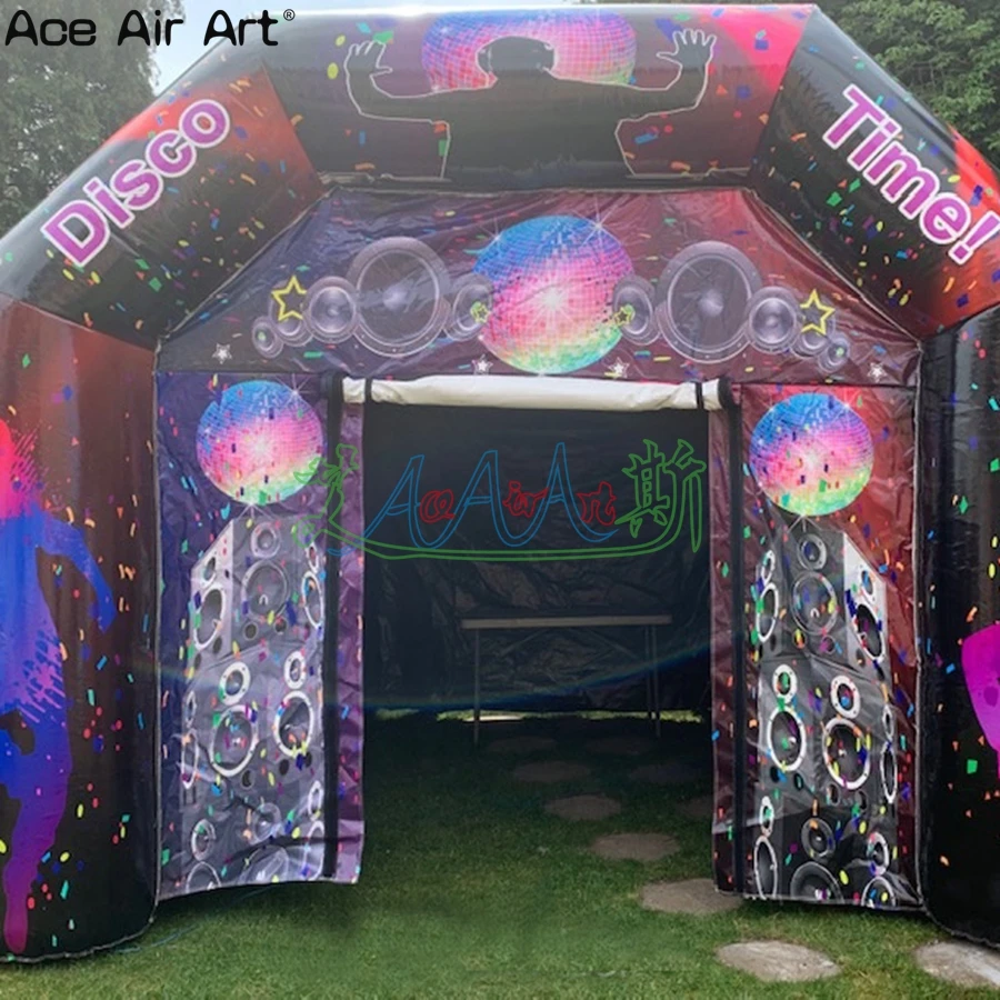 2021 widnes runcorn diâmetro 6m personalizado impresso padrão personalizado inflável vip boate aluguel iglu festa discoteca tenda