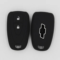 Silicone Car Key Case For Chevrolet Cruze Malibu Spark Sonic Impala Equinox Volt Trax Camaro Remote Fob Cover 2019 2020