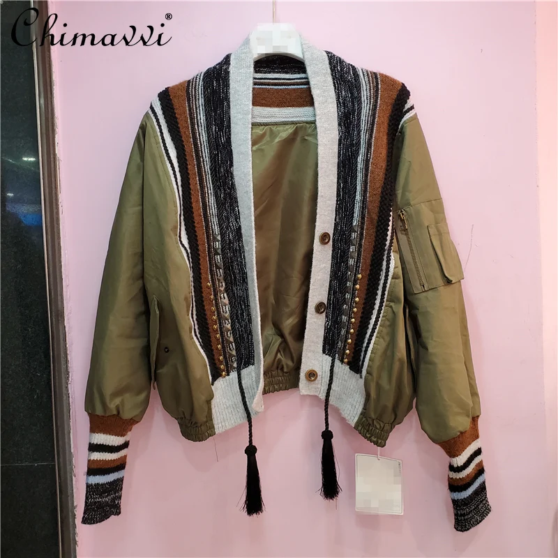 

New Ladies European Fashion Ins Baseball Uniform Women's 2021 Autumn Korean Style Simple Slimming Loose Casual Baseball Jacket