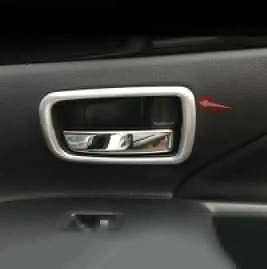 

ABS Plastic accessories For Mitsubishi Outlander 2015 2016 2017 Car inner door Bowl protector frame cover Trim