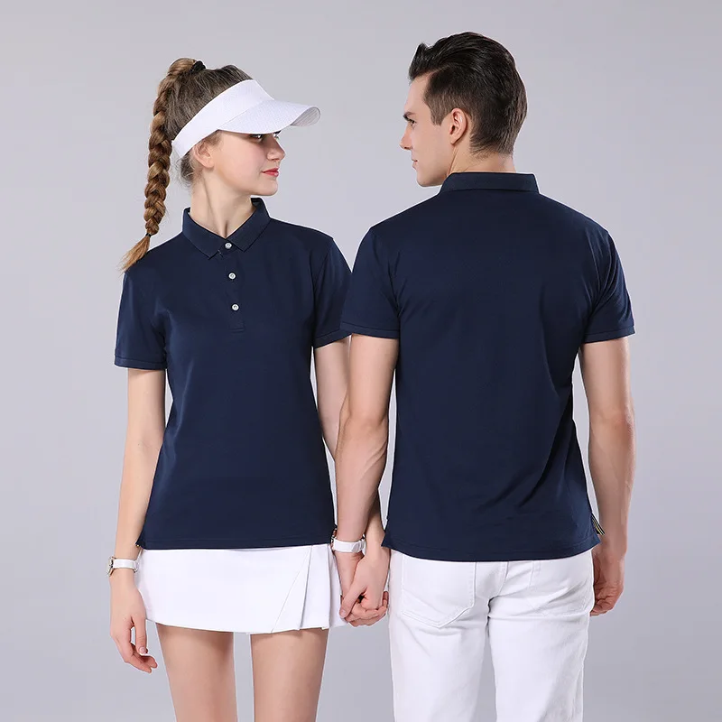 New Summer Working Clothes Men Woman Polo-Shirt Auto Repair Breathable T-Shirts Advertising Sleeve Cleaning Uniforms