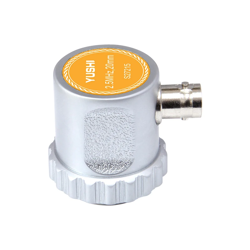 YUSHI UT Accessories Ultrasonic Transducer Element Dia 20mm Single Crystal Porbe with Frequency 1MHz/2MHz/4MHz/2.5MHz/5MHz