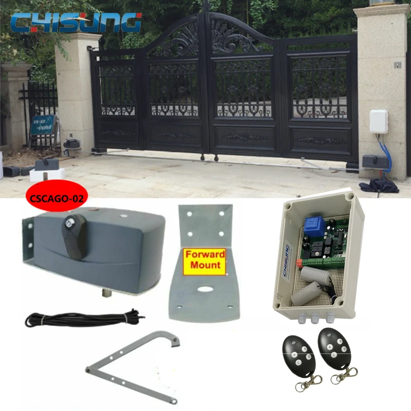 Articulated Arm Swing Gate Opener dual Folding swing gate opener curve arm gate closer