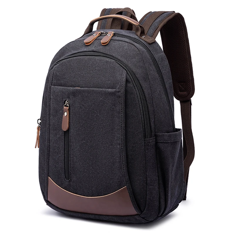 Vintage Canvas Rucksack College School Bag for Men Backpack Travel Mochila Escolar Weekend Plecak Damski Notebook Bolso Hombre