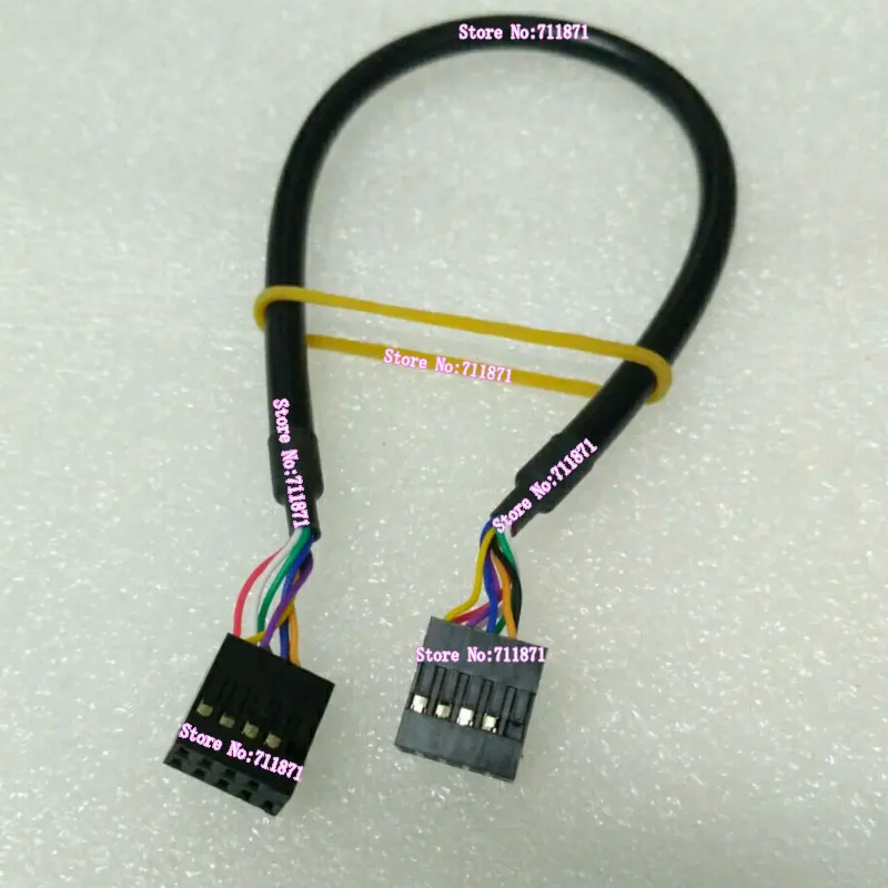 2.0 Pitch Computer motherboard front USB Extension cord 8Pin Connect 10P Front USB Female to Female  Lengthen Cable Line Wire