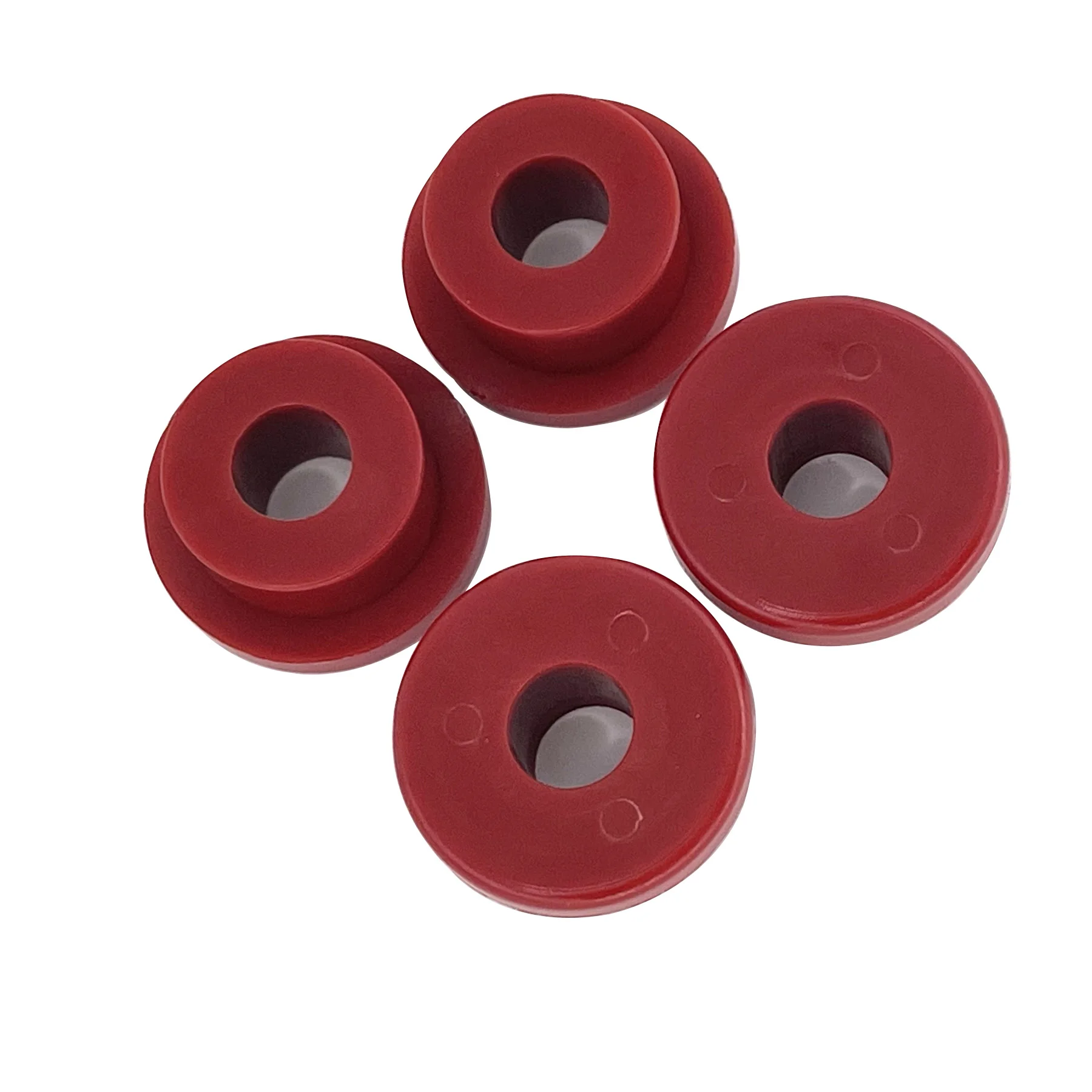 Red Motorcycle Handlebar Riser Damper Bushings Fit For Harley Softail Dyna Sportster 1986-2017 P/N 56165-03