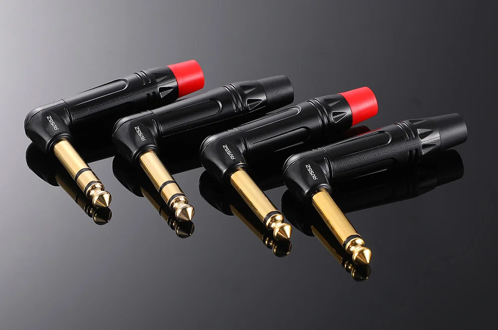 6,35/6,5 TS Mono TRS Stereo 2/3 Kern Schweißen Stecker Gitarre Kabel Musical Instrument Audio Mikrofon Kabel Gerade kopf Ellenbogen Stecker – Detail 31