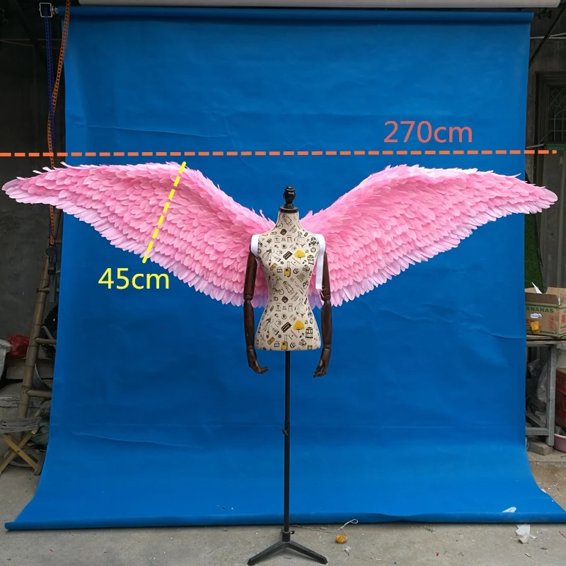 

Angel Feather Wings Prop Wall Decorations Catwalk Performance Shooting Hanging Decor Large Size Angel Wings Costume for Adults