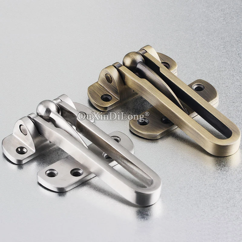 

Brand New 2PCS Stainless Steel Door Hasp Lock Clasp Home Hotel Security Anti-theft Latch