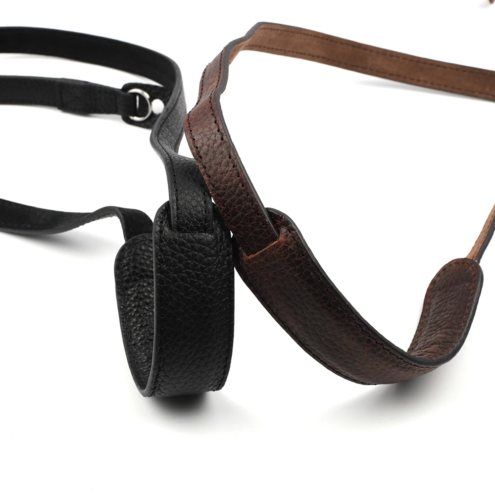 High Quality Genuine Leather Camera Strap Sling Belt Soft for SLR DSLR for Leica Fuji Camera Retro Strap 1.5x105cm