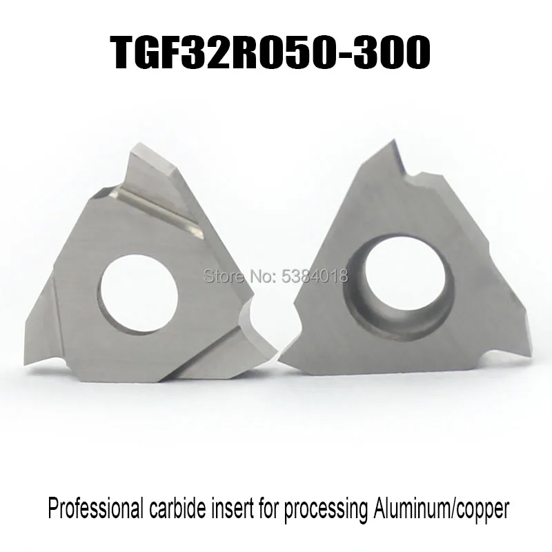 TGF32R050 to 300 cnc machine cutter carbide inserts Turning cutting tools insert blade for Aluminum and copper