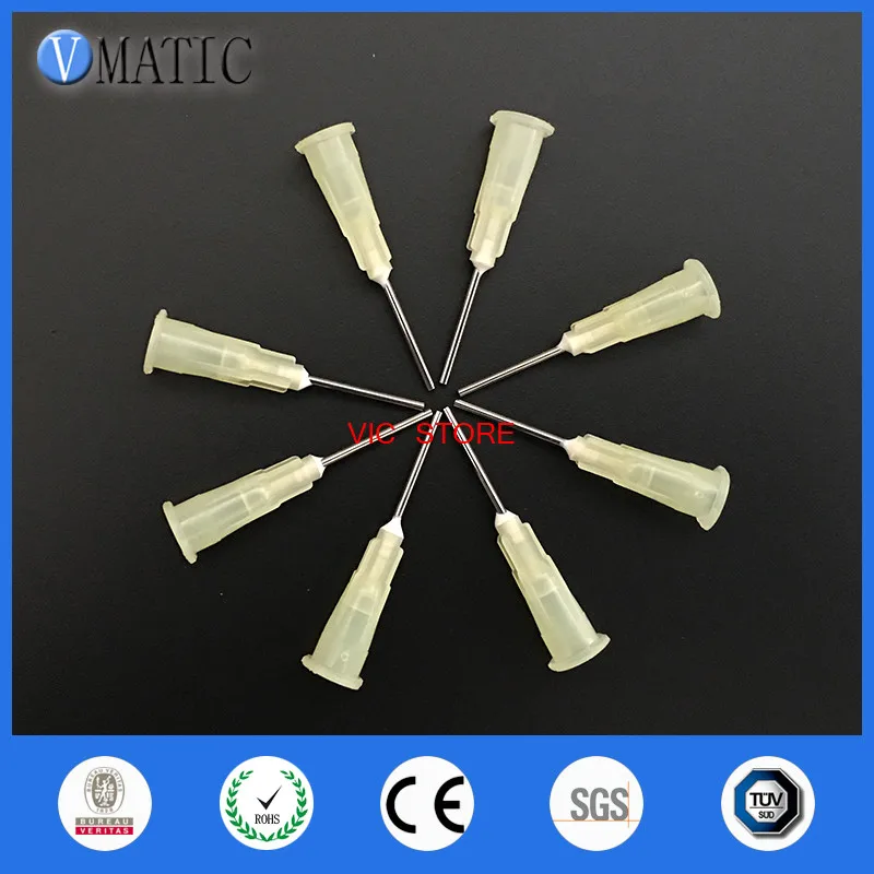 

Free Shipping 100Pcs 0.5'' 19G Quality Pinhead For Glue Dispensing Machine Syringe Needle Glue Dispenser Needle Tip 1/2 Inch