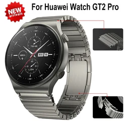 Pasek ze stali nierdzewnej kompatybilny z Huawei zegarek Gt2 Pro Porsche akcesoria metalowe pasek do zegarka Huawei GT 46mm GT2e ekg