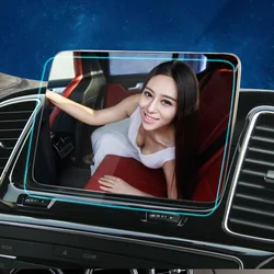 Dashboard Navigation Membrane Dacoration Film Sticker For Merceders Benz GLE W166 coupe c292 350d amg GLS X166 Class Accessories