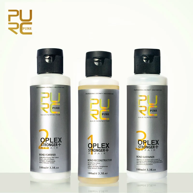 

3set PURC Oplex Bond Repair Connections of Damaged Hair Strengthen Hair Toughness and Elasticity Hair Treatment Kit