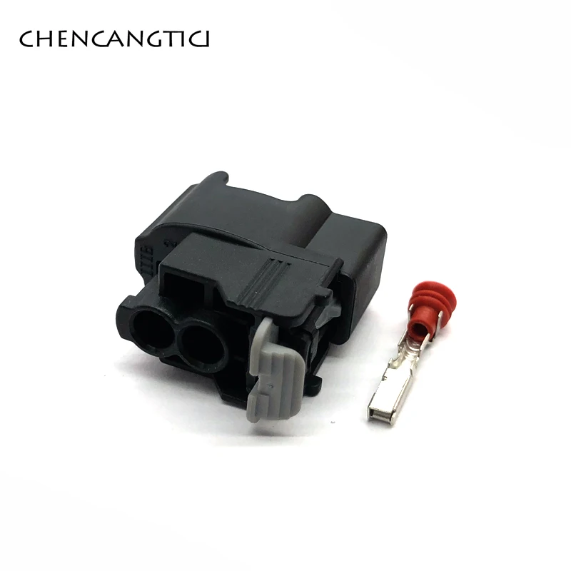 Conector de bobina de encendido para coche, Conector de 2 pines hembra Molex, resistente al agua, para KIA HYUNDAI 49093-0211, 1 Juego