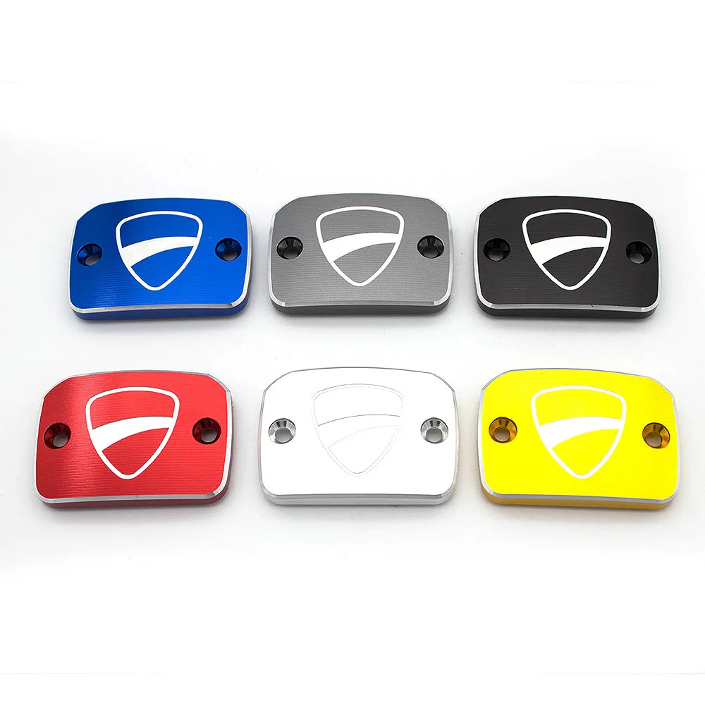 

Aluminum Front Brake Fluid Tank Reservoir Cover Oil Cap For Ducati Monster 600 695 696 S2R 800 795 796 759 Motorcycle Accessory
