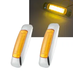 New Front Rear LED Side Marker Turn Signal Lamp Car Truck Warning Strobe Side Marker Light 12-24V 8LED Tail Light