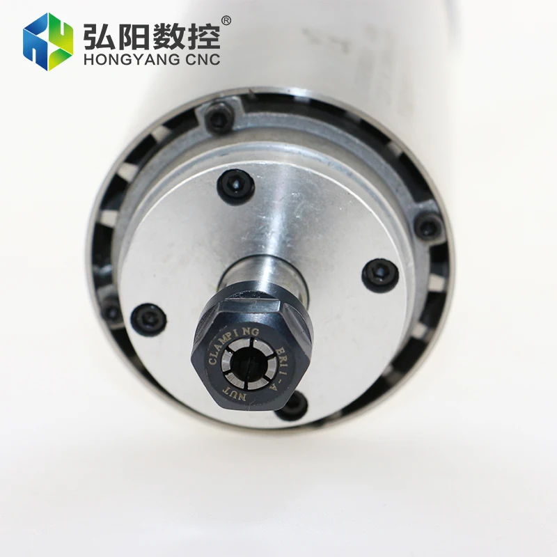 HQD 800w 220V Air-Cooled Spindle Motor 0.8kw ER11 CNC Spindle Motor D65mm Is Suitable  CNC Machine Tool Router Milling Spindle