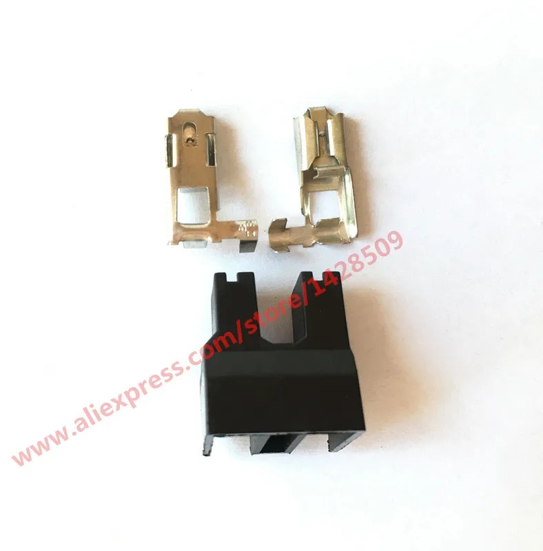 1 Set 2 Pin Gender Sleeve Connector HID Connector Auto Busses Coupler Plug Socket