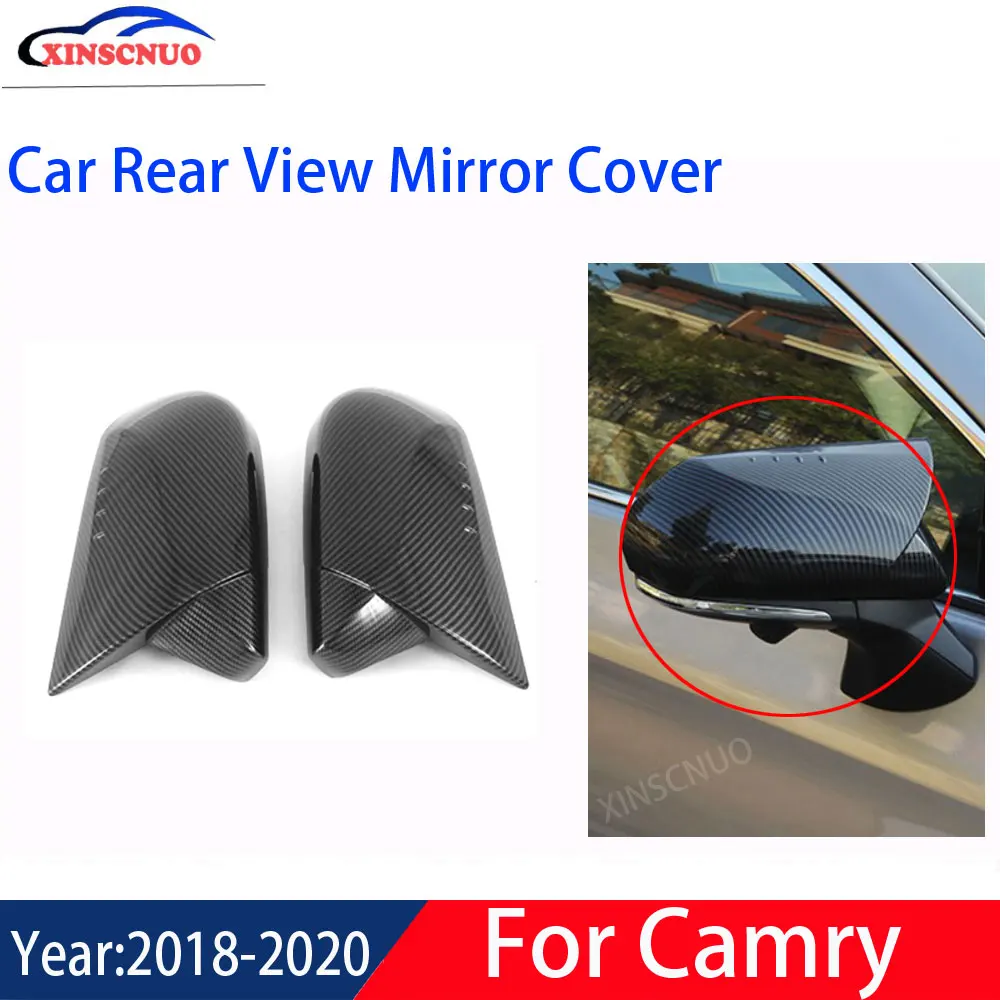 

XINSCNUO 1 пара Автомобильная крышка зеркала заднего вида для Toyota Camry/CHR/C-HR 2018 2019 2020 зеркальные крышки Замена