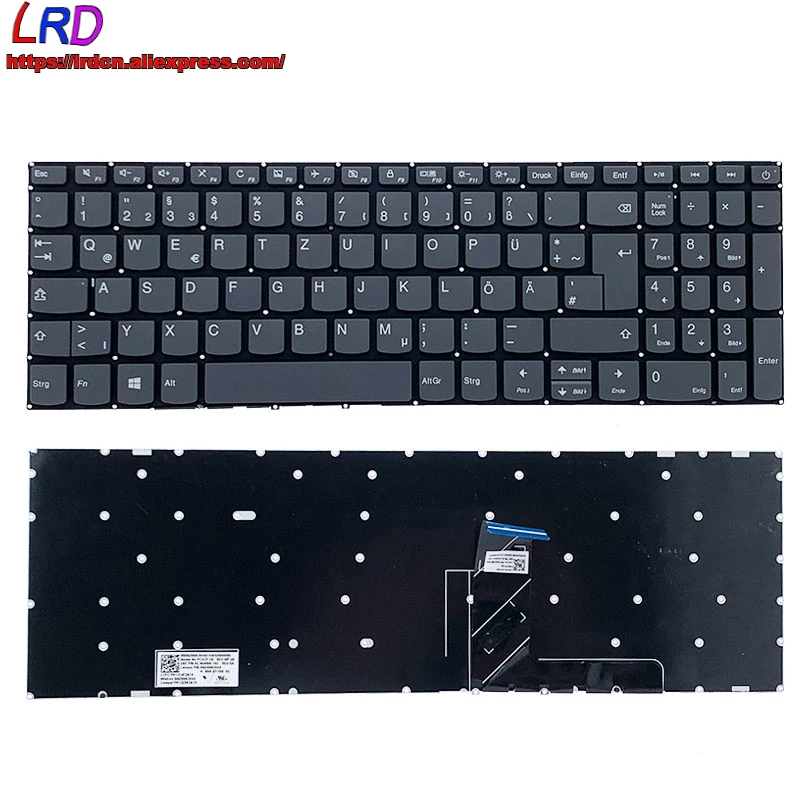 DE German Keyboard for Lenovo L340 -15API -15IRH S145 -15IIL -15IGM V145 -15AST V140 -15IWL V155 -15 320 -15ISK 330 -15ICH -15