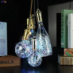 SuffHD-Ampoule LED Edison RGB Colorée, Lampe Vintage, 1.5W, Guirxiété Créative en Cuivre, Art Industriel, Décoration Rétro