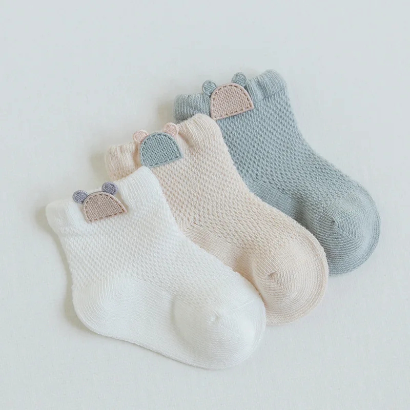 New 3Pairs/lot Infant Baby Socks Winter Autumn Baby Socks for Girls Cotton Newborn Baby Boy Socks Toddler Baby Boys Accessories