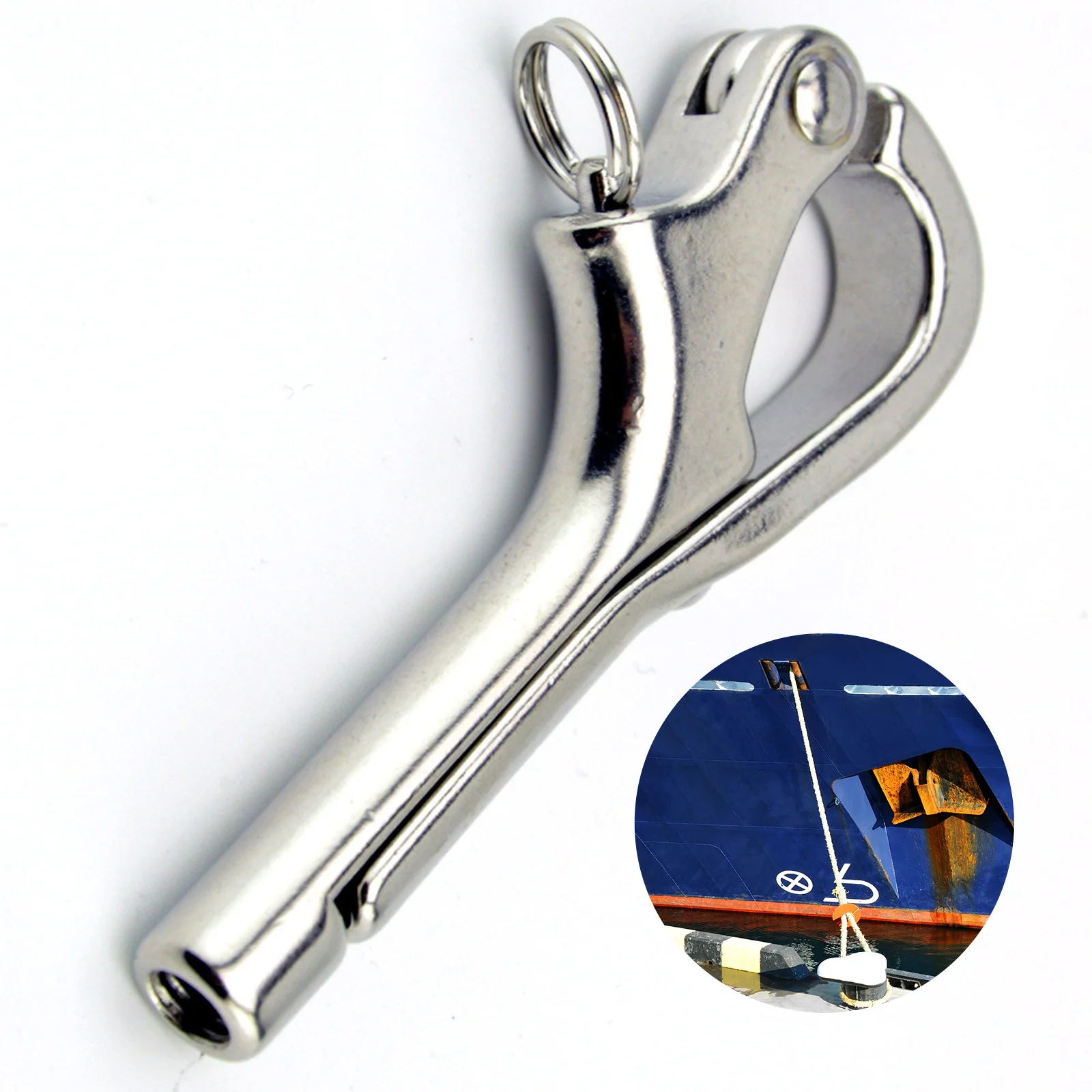 Pelican Hook With Quick Release Corrosion Resistant Openable Stainless Steel Pelican Hooks For Marine Boat Yacht Accessories