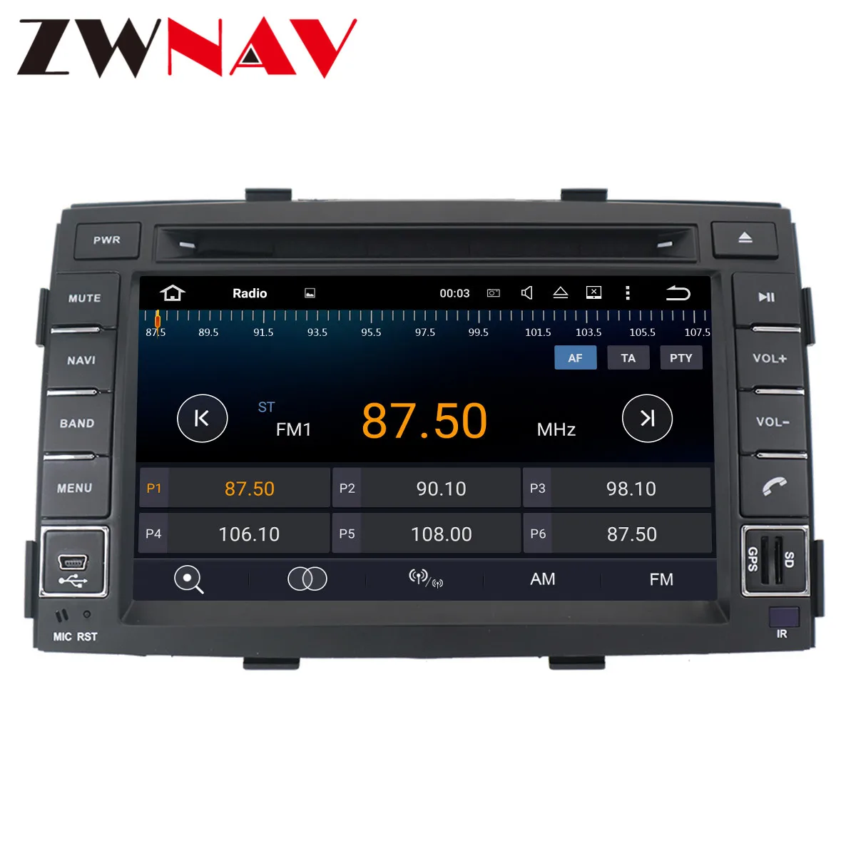 Android 10 4+128GB Car GPS DVD Player For Kia Sorento Radio 2009 2010 2011 2012 IPS Screen DSP Wifi Bluetooth USB Auto Stereo