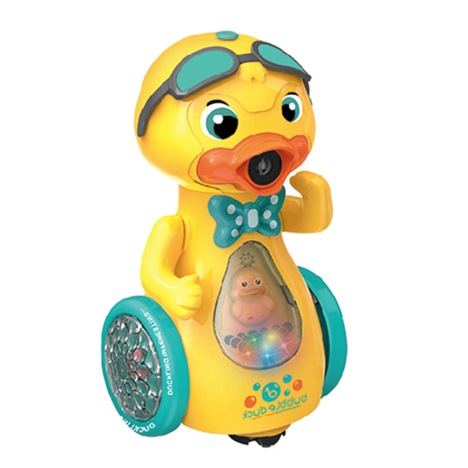 Cute Duck Bubbles Kids Toys Cartoon Bubble Machine soffiatore automatico a bolle con musica e luce per giocattoli per bambini