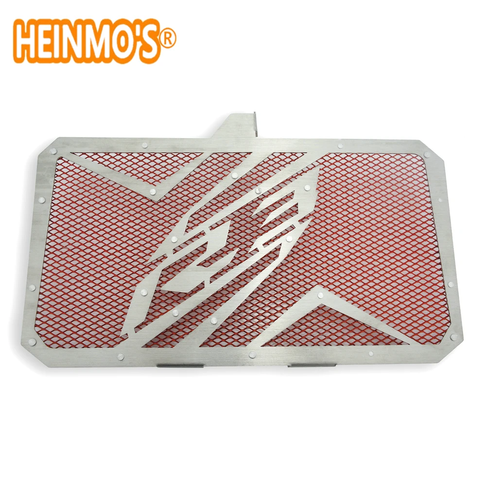 Para yamaha r3 radiador guarda capa grill radiadores de aço inoxidável moldura protetor para yamaha yzf r3 abs 2015 2016 2017 2018