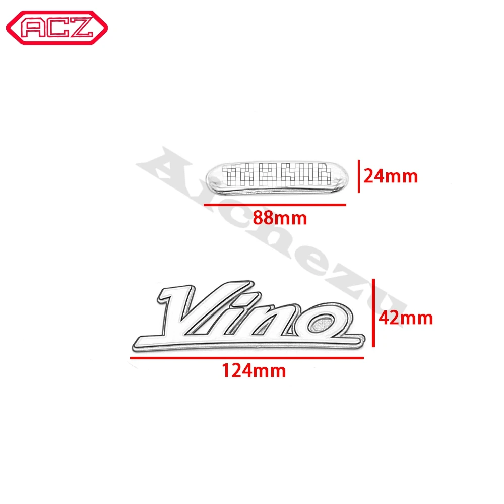 Peças para motocicleta adesivo corpo scooter, decalque corpo de carenagem, chapeamento estéreo, adesivo corporal apto para yamaha vino 5au