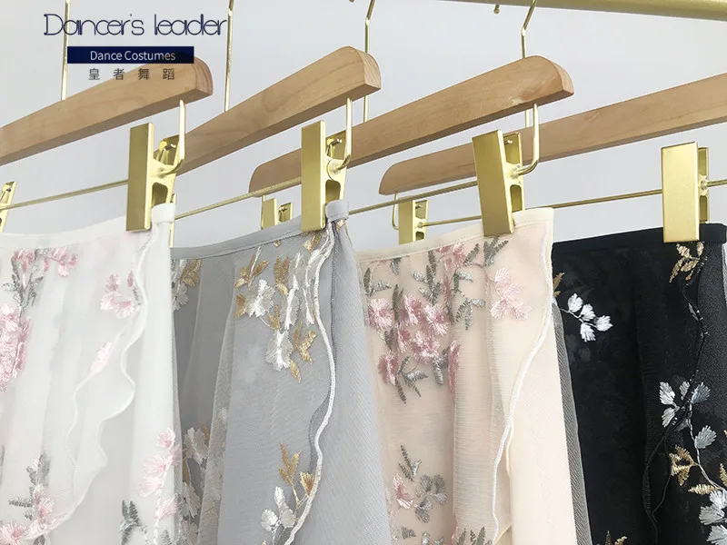 الباليه تنورة قصيرة فرع زهرة التطريز المرأة تنورة الرقص الجمباز ممارسة تنورة الكبار الباليه تنورة غنائية
