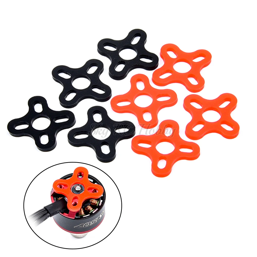 4/20PCS Motor Soft Mount Silicone Pad Spacer Damper Anti-vibration Absorber for 13/14/15 Series Motor FPV Racing RC Drone